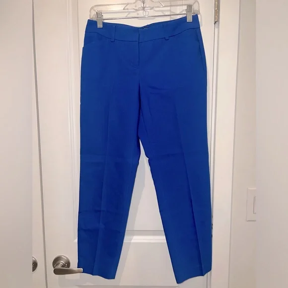 Express Editor Royal Blue Ankle Pant - Picture 1 of 6
